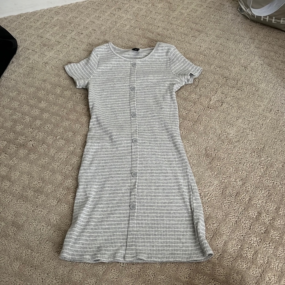 Girls large dress with buttons
